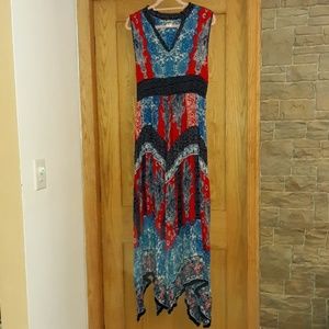 Long paisley dress